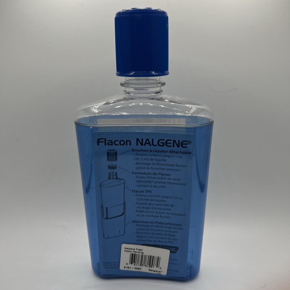Nalgene Flask 12oz Slate Blue